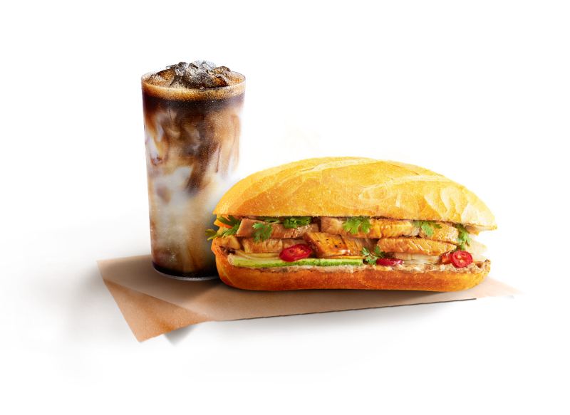 Cà phê và bánh mì của Cà Phê Ơi